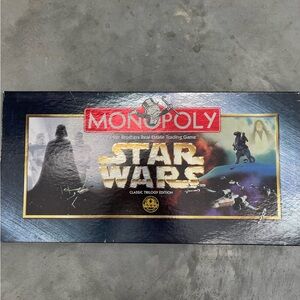 Star Wars Classic Trilogy Edition Monopoly Game 🪐 1997